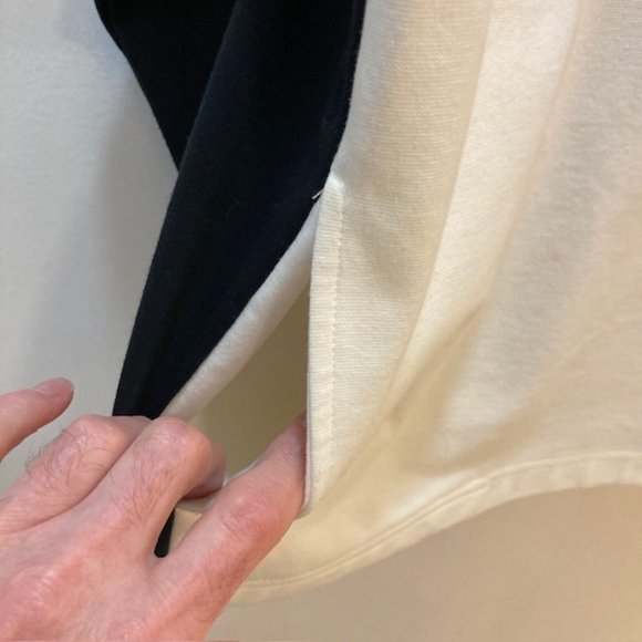 BLAST STUDIO BLACK/WHITE ZIP UP JACKET UNLINED PLUS 3X - Picture 4 of 7